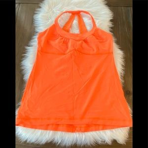 lululemon athletica Orange Tank Top